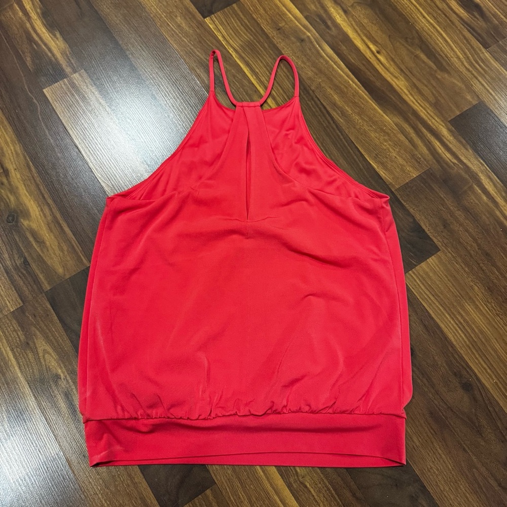Express Red Halter Top - Picture 2 of 3